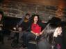 ODETTE enjoys herself with good friends and music, before going to England.