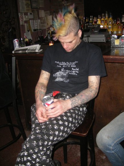 SCOTTY sleeping it off.