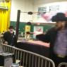 BIG RON PRICE with Mr. WOOD at MWF Wrestling Match 4/26/8