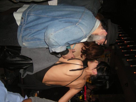 MR. WOOD & the lovely EVA (who hates having her picture taken).