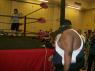 LUCIFER DARKCYDE approaches the ring.