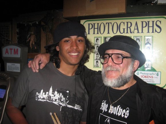 JESSE (JOY's son) with Mr. WOOD.