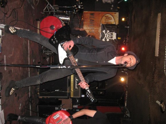 SEAN singing and playing.