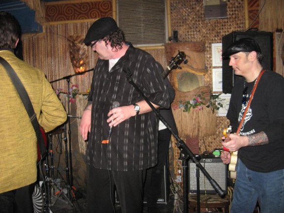 STURGIS (JOHN CALE's band) joined A.M.O. for a song or two.