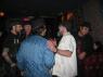 Mr. WOOD talking with THE VERMIN before their set.