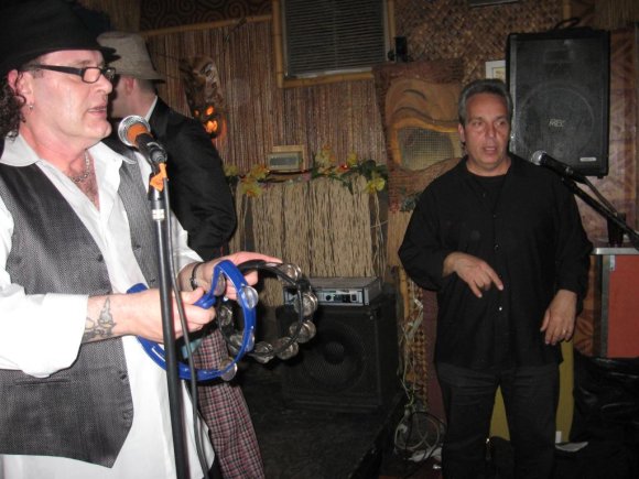 ROCCO streches his legs to sing a song.