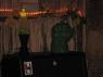 That's a lava lamp to the left of the other HULK fist.