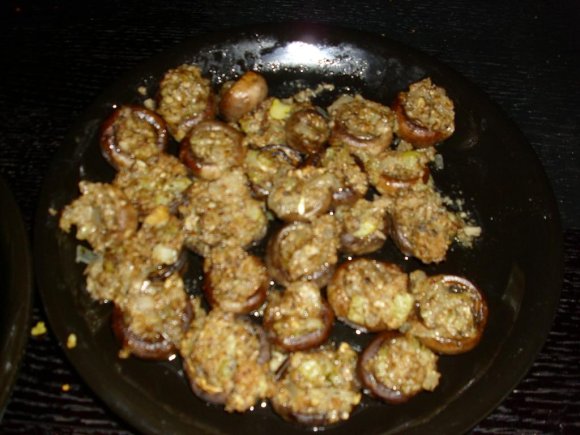 Stuffed mushrooms by Mr. WOOD.