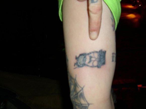 The 7th (known) FRANK WOOD tattoo