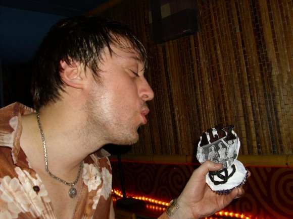 ALEX and his Cup Cake.