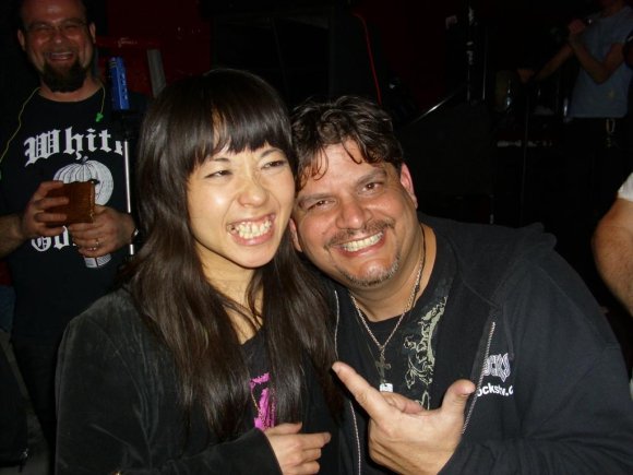HITOMI with PHIL from NY ROCKS TV SHOW.
