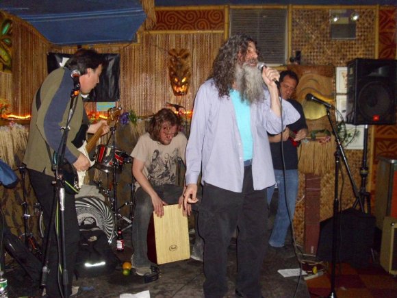 PARANOID LARRY & HIS IMAGINARY BAND/DAVE ROCHE, MIKE GRAVES, PARANOID LARRY and DAVE KUMMIN.
