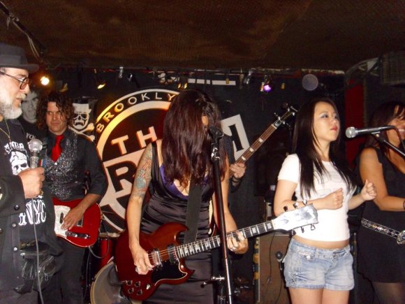 FRANK, ASH, SHE WOLF, STELLA and TRISH