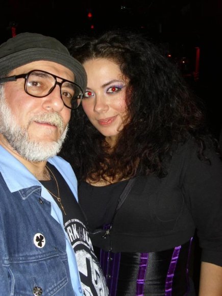 Mr. WOOD and a SLUT JUNKIE fan.