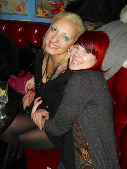 OTTO's bartender, NATASHA with CASEY.