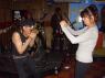 LESLEY capturing a pic of ANDROID.