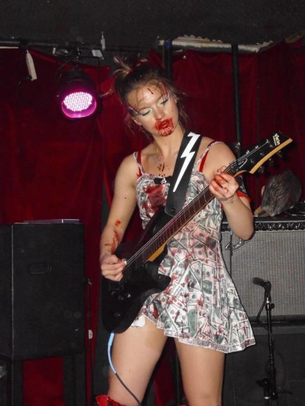 TANYA switches to guitar while...