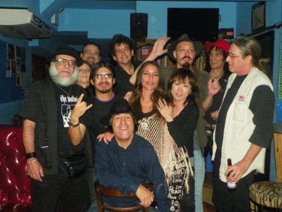 Mr. WOOD, JEANNE, RATTLES, ?, JOFF, UNSTEADY FREDDIE, BABS, KEIKO, McAUCK, GASS and ROGER