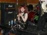 AMANDA wets her whistle between songs!
