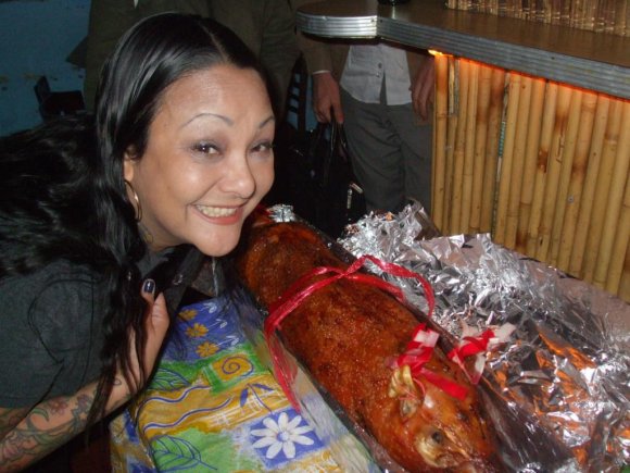 PAM THE METAL QUEEN and the PIG!