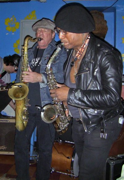 KENN behind the Brass Section - DANNY RAY and RAVEN!