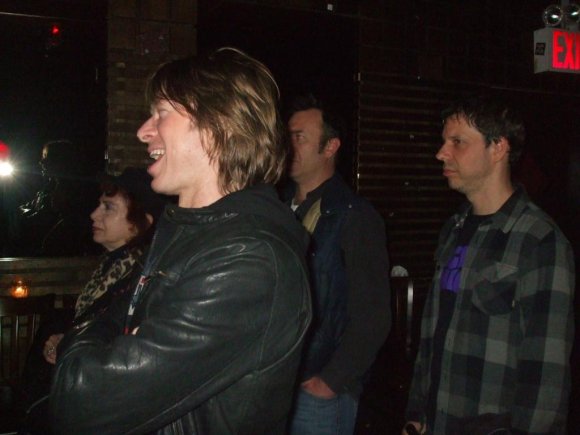 JOEY LANZ and WALT STACK of the BULLYS bookend FISH as they watch ISM!