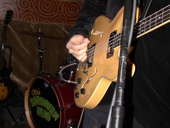 KEVIN's bass, up close!