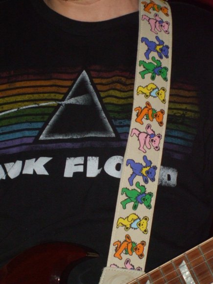 DAMIAN's GRATEFUL DEAD DANCING BEARS Guitar strap!