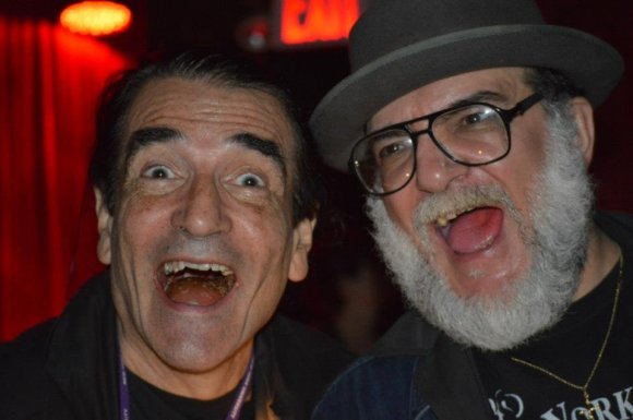 DAVUD PEEL and Mr. WOOD with their mouths open, as usual!