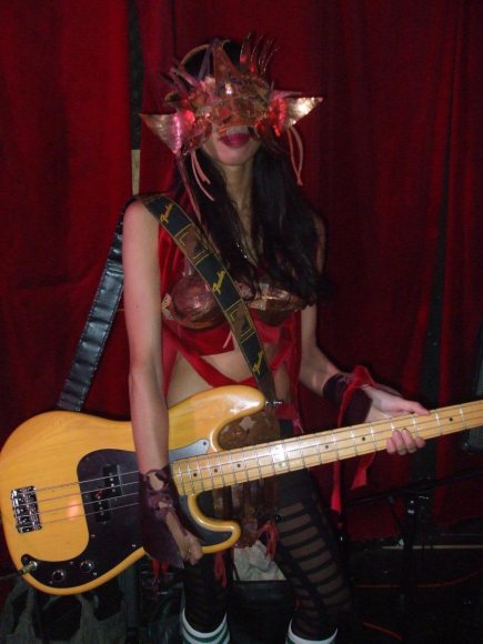 ALEXANDRA poses as a Roadie!