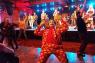 The JEWISH JOKER dances while FRANK WOOD & HIS NYC ALL-STARS BAND plays!