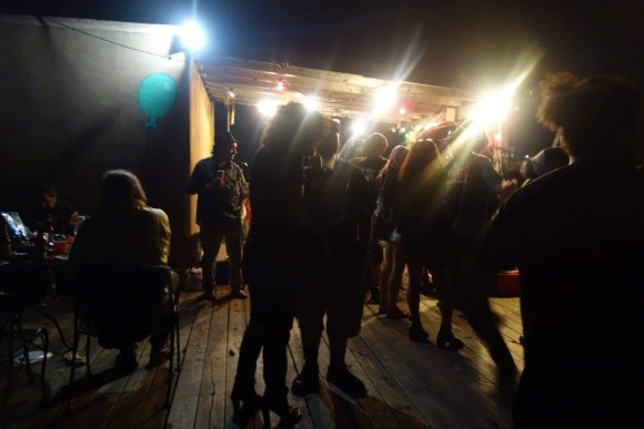 And the party continues into the night!