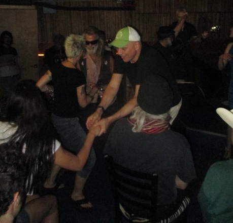 The Crowd was up and dancing as FRANK WOOD & HIS NYC ALL-STARS BAND play!