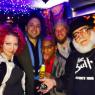 SARAH, ANDREW, RAVEN, SEAN and Mr. WOOD holding his Mistletoe Belt Buckle!