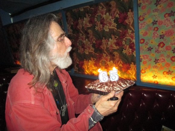 RICK blows out his candles!
