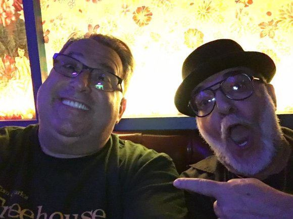The light brings JIM TIESO and Mr. WOOD out of the shadows!