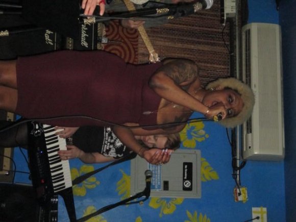 FRANK WOOD & HIS NYC ALL-STARS BAND/WOOD NYMPH - CYD SILVER (SNAKE MONSTER, F*BOMB and...) with SARAH behind her!