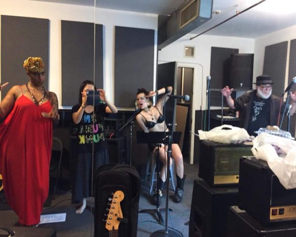 CYD, RIYO, LINDA and FRANK @ Rehearsal!