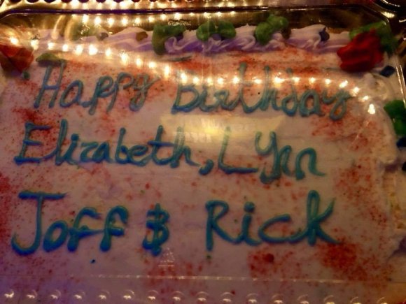 The BIRTHDAY CAKE!